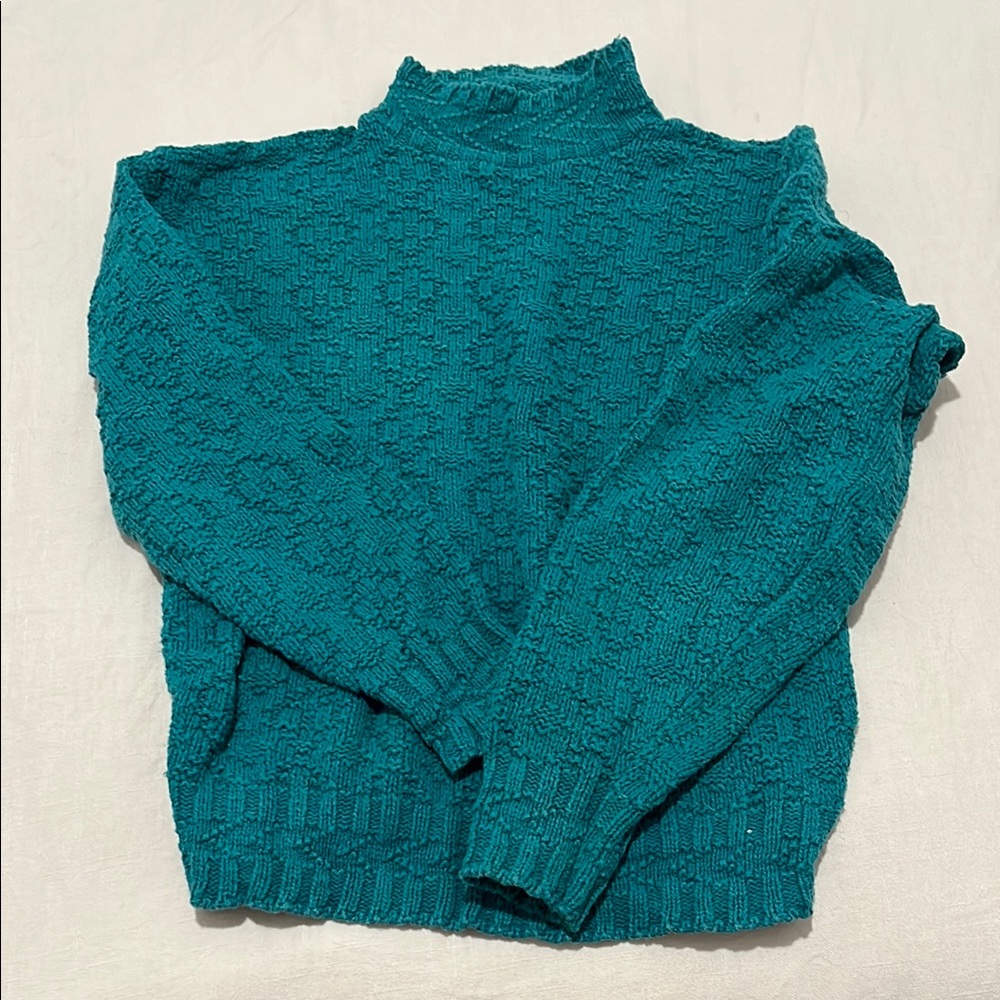 Vintage Cotton Green Sweater